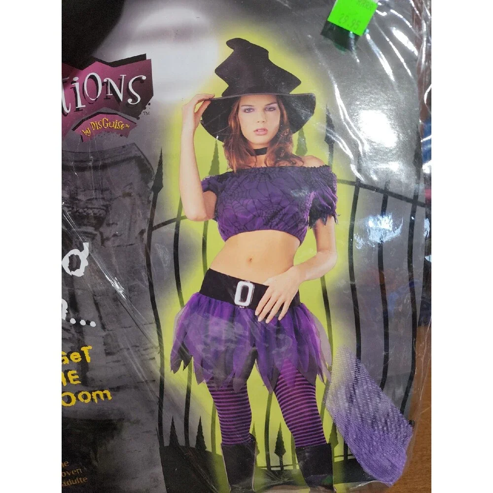 XX 1908 Wicked Witch Dress Woman Costume By Disguise